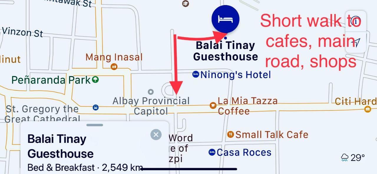 Balai Tinay Guesthouse Legazpi Buitenkant foto